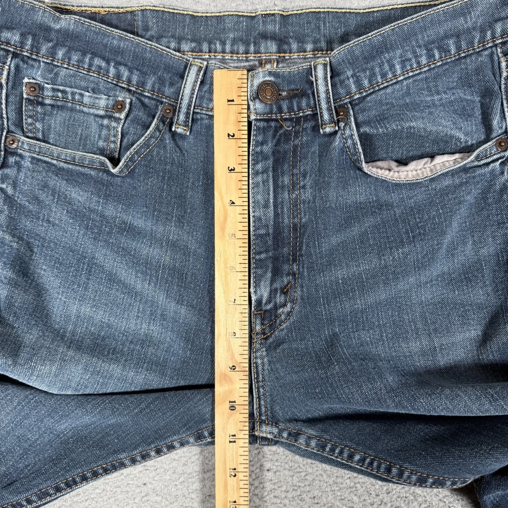 Levis Jeans Mens 32x32 Blue 505 Straight Fit Denim Casual Logo Preppy 5 Pocket - Picture 6 of 12